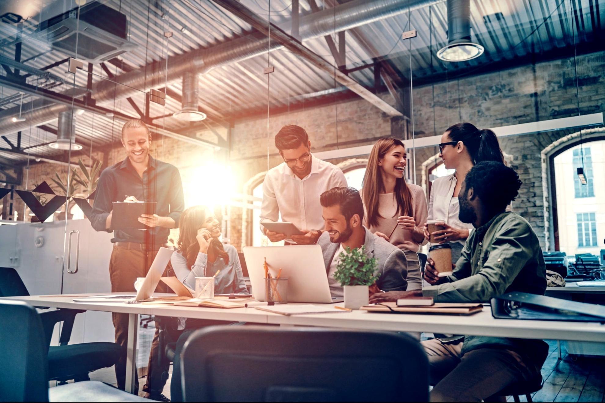 Professional workspace setup